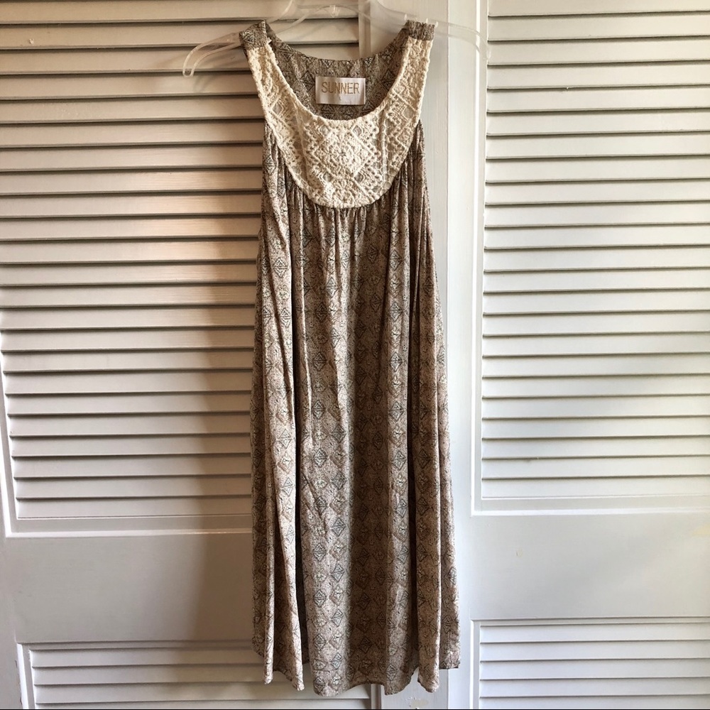 Silk swing dress by Sunner